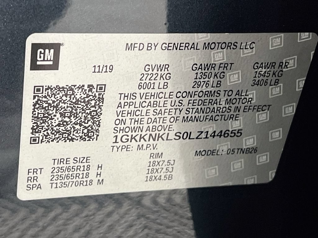 2020 GMC Acadia SLE
