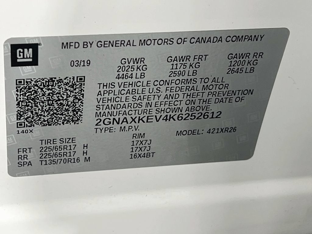 2019 Chevrolet Equinox LT