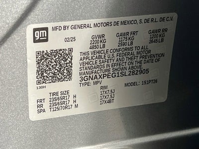 2025 Chevrolet Equinox LT